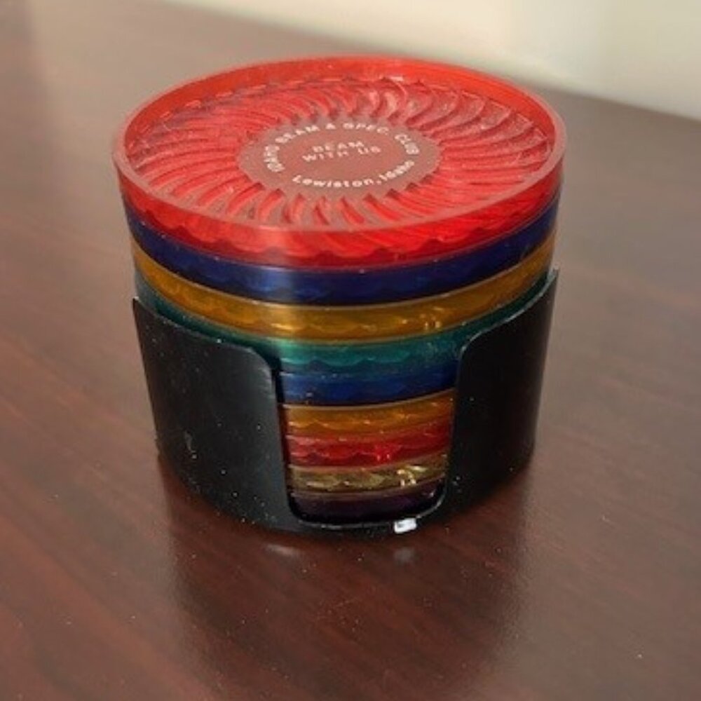 Vintage Jim Beam Coaster Set from a collectors convention